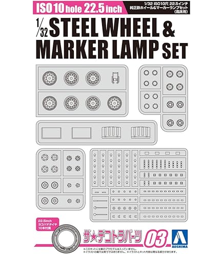 Amazon | 青島文化教材社(AOSHIMA) 1/32 ザ・デコトラパーツシリーズ